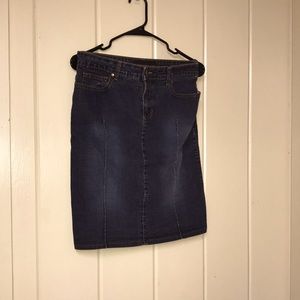 Bebe denim skirt